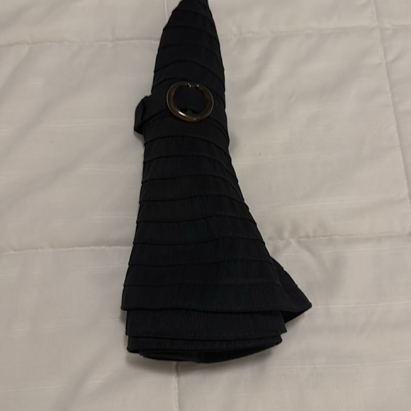 Tommy Bahama Classic Black Foldable Women's Floppy Adjustable Hat - Picture 7 of 9